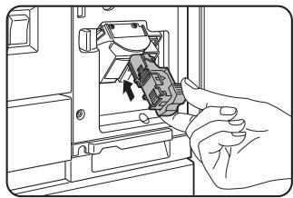 SHARP DM-3551 - Reinstall the staple box. - 1