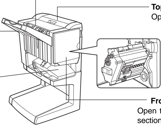 Top Op Front Open t section