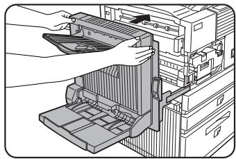 SHARP DM-3551 - Close the duplex module. - 1