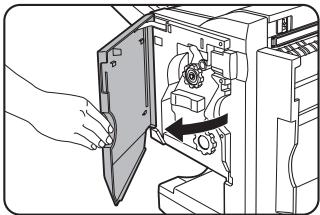 SHARP DM-3551 - Open the front cover. - 1