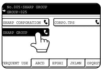 No.005:SHARP GROUP GROUP:025 SHARP CORPORATION CORPO.TPS SHARP GROUP FERQUENT USE ABCD EFGHI JKLMN OPQRST