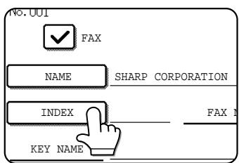 No. UUI ✓ FAX NAME SHARP CORPORATION INDEX FAX # KEY NAME