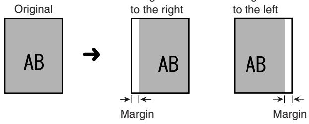 Original AB → to the right → | ← AB Margin → | ← AB Margin to the left