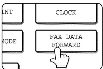 SHARP DM-3551 - Touch the FAX DATA FORWARD key. - 1