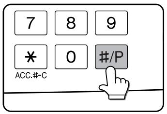 7 8 9 * 0 #/P ACC.#-C