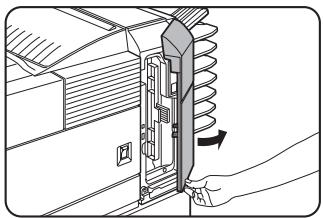 SHARP DM-3551 - If the misfed paper is not found in step 2, open the front cover. - 1