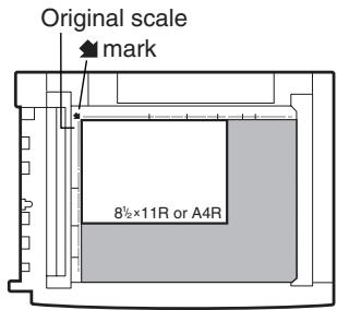 Original scale mark 8½×11R or A4R