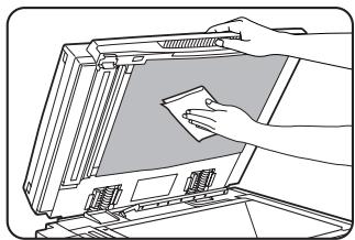 SHARP DM-3551 - Cleaning the scanner module - 2