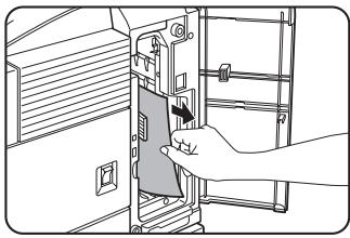 SHARP DM-3551 - Remove the misfed paper. - 1