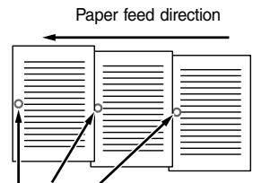Paper feed direction