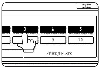 EXIT 3 4 5 9 10 STORE/DELETE