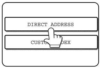 SHARP DM-3551 - STORING ONE-TOUCH KEYS (only addresses for Scan to E-mail and Internet-Fax) - 3