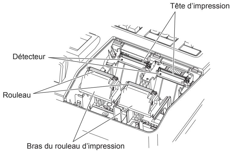 Tête d'impression Détecteur Rouleau Bras du rouleau d'impression
