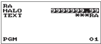 RA HALO 9999999_99 TEXT ****RA PGM 01