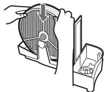 SHARP KC-850U - Attach the Humidifying filter to the Humidifying Tray, and replace the Humidifying Tray in the unit. - 1