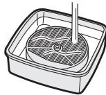 SHARP KC-850U - Rincez maintes fois le filtre d'humidification à l'eau tiède pour éliminer tout résidu de solution. - 1