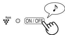 SHARP KC-850U - Plasmacluster ON/OFF Button - 1