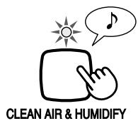 SHARP KC-850U - MODO CLEAN AIR &amp; HUMIDIFY (AIRE LIMPIO Y HUMIDIFICADOR) - 1