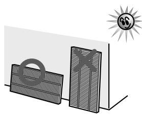 SHARP KC-850U - Seque completamente el filtro en un área bien ventilada. De ser posible, seque al aire libre. - 1