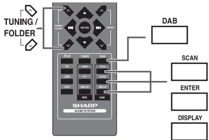 SHARP XL-DAB20NH - Auto tune - 1