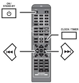 ON/ STAND-BY CLOCK/TIMER