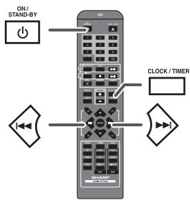 ON/ STAND-BY CLOCK / TIMER