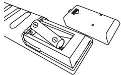 SHARP XL-DAB20NH - Battery installation - 1