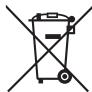 SHARP XL-HF151PHBK - Information on Proper Disposal - 1