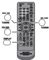 SHARP XL-HF151PHBK - About folder playback order - 2