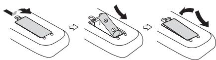 SHARP XL-HF151PHBK - Battery installation - 1
