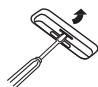 SHARP XL-HF151PHBK - To remove adaptor for iPod or iPhone - 1