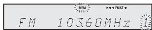 SHARP XL-HF201PHS - ■ Memorising a station - 1