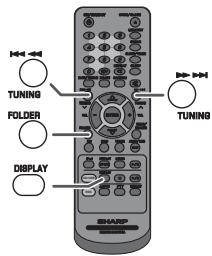 SHARP XL-HF201PHS - About folder playback order - 2
