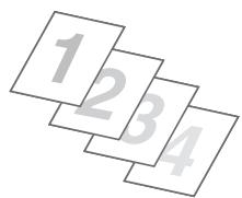 SHARP MX-2600N/3100N - Envoi de deux originaux sur une seule page (2 en 1) - 1