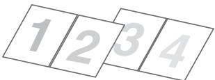 SHARP MX-2600N/3100N - Envoi de deux originaux sur une seule page (2 en 1) - 3