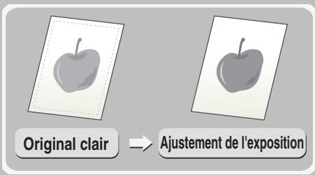 SHARP MX-2600N/3100N - Selection de l'exposition et DUTYPE d'image - 1