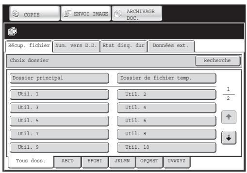 SHARP MX-2600N/3100N - Impression d'un fichier enregistre - 1