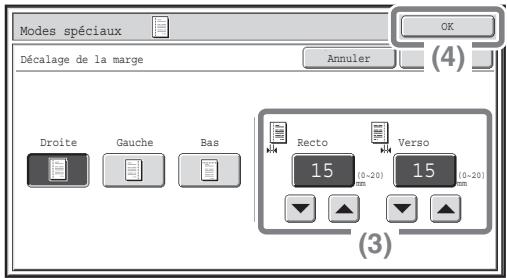 SHARP MX-2600N/3100N - Sélectionnez les réglages sur l'écran tactile. - 2