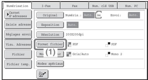 SHARP MX-2600N/3100N - Positionnez l'original. - 1