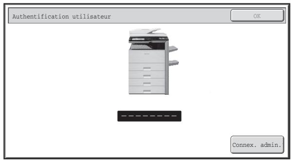 SHARP MX-2600N/3100N - Authentication par numéro d'utilisateur - 1