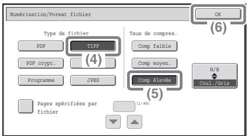 SHARP MX-2600N/3100N - Sélectionnez les réglages sur l'écran tactile. - 3