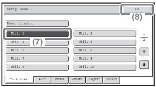 SHARP MX-2600N/3100N - Sélectionnez les réglages sur l'écran tactile. - 4