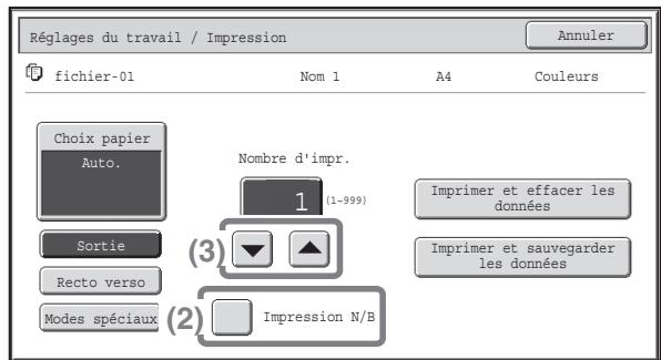 SHARP MX-2600N/3100N - Écran du système - 1