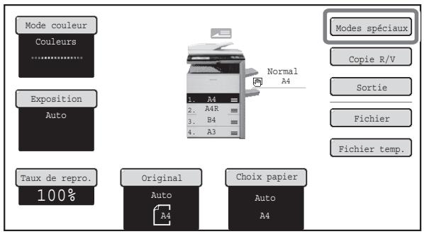 SHARP MX-2600N/3100N - Modes spéciaux - 1