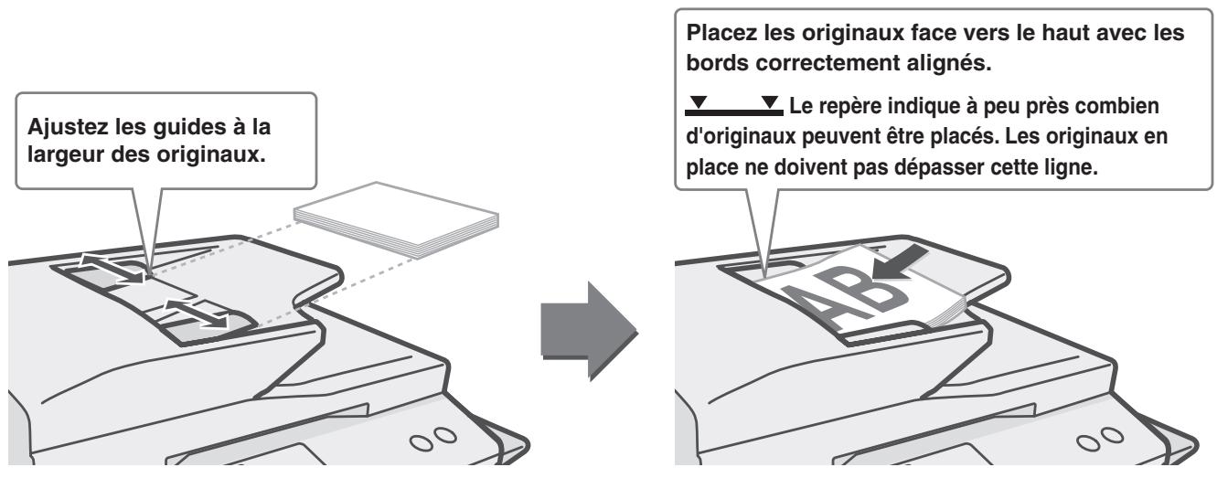 SHARP MX-2600N/3100N - Utilisation du chargeur automatique de documents - 1