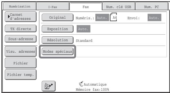 SHARP MX-2600N/3100N - Modes spéciaux - 1