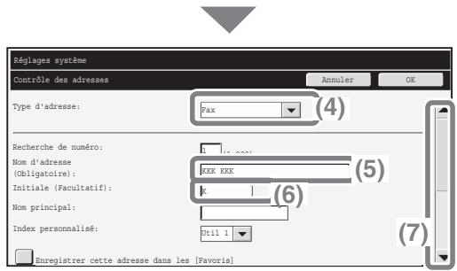 SHARP MX-2600N/3100N - Enregistrement d'une touche individuelle - 5