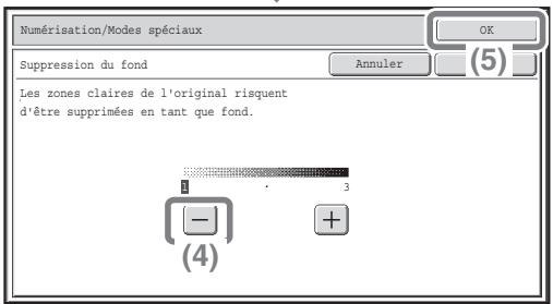 SHARP MX-2600N/3100N - Sélectionnez les réglages sur l'écran tactile. - 3