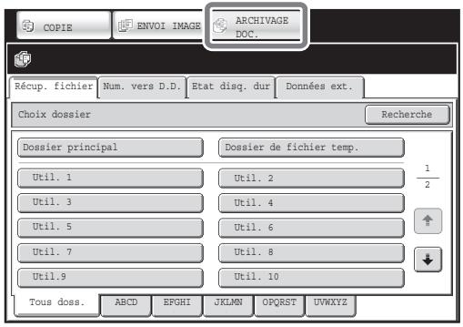 SHARP MX-2600N/3100N - Enregistrement d'un document uniquement (num. vers d. d.) - 1