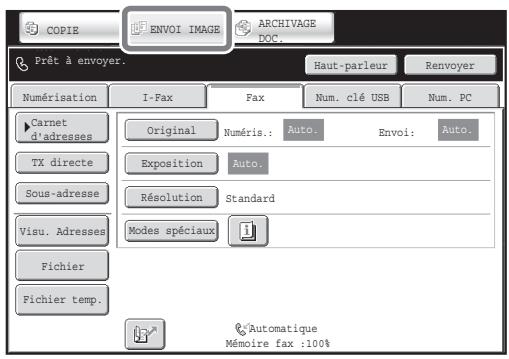SHARP MX-2600N/3100N - ENVOI D'une telecopie - 2